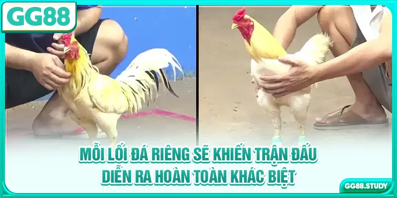 Mỗi lối đá riêng sẽ khiến trận đấu diễn ra hoàn toàn khác biệt